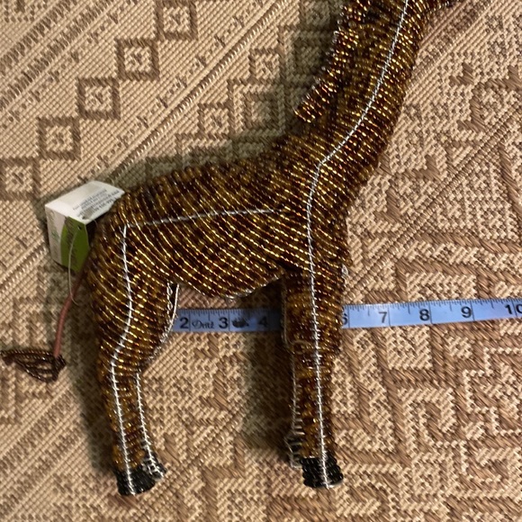 BeadWorx by Grass Roots Handcrafted Beaded Giraffe Sculpture - Picture 5 of 9